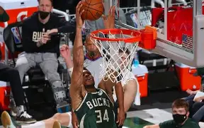 雄鹿主场大胜，击败太阳连胜领先东部联盟()